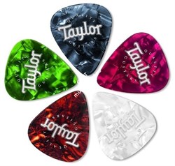 TAYLOR 80792 Pick, Marble, Med медиатор перламутровый с лого TAYLOR, средний - фото 76287