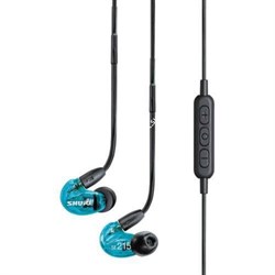 SHURE SE215SPE-B-BT1-EFS беспроводные внутриканальные Bluetooth наушники с одним динамическим драйвером, прозрачный голубой. - фото 76297
