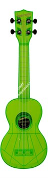 WATERMAN by KALA KA-SWF-GN Укулеле, форма корпуса - сопрано, материал - АБС пластик, цвет - флуоресцентный зелёный, чехол - фото 76330