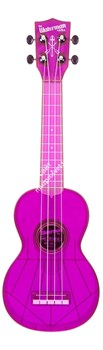 WATERMAN by KALA KA-SWF-PL Укулеле, форма корпуса - сопрано, материал - АБС пластик, цвет - флуоресцентный пурпурный, чехол - фото 76345