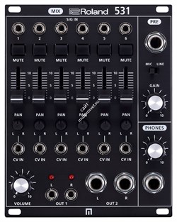 ROLAND SYS-531 J 6-ти канальный микшер для модульной системы Eurorack - фото 76690