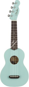 FENDER Venice Soprano Uke DPB NRW Укулеле сопрано, цвет голубой - фото 76954