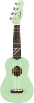 FENDER Venice Soprano Uke SFG NRW Укулеле сопрано, цвет салатовый - фото 76959