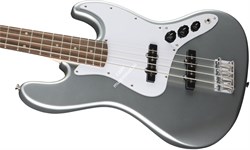 FENDER SQUIER AFFINITY JAZZ BASS LRL SLS бас-гитара Jazz Bass, накладка лаурэль, цвет серебристый - фото 77070