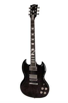 GIBSON 2019 SG High Performance Trans Ebony Fade электрогитара, цвет черный в комплекте кейс - фото 77134