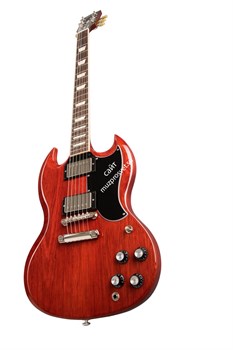 GIBSON SG Standard '61 Vintage Cherry электрогитара, цвет вишневый, в комплекте кейс - фото 77144