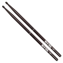 VIC FIRTH N5AB NOVA барабанные палочки, орех, деревянный наконечник, черные - фото 77603