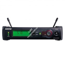 SHURE SLX4LE P4 702 - 726 MHz приемник радиосистемы SLX с логическими выходами для систем управления - фото 78456
