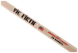 VIC FIRTH AMERICAN CLASSIC® 5B w/ Barrel Tip барабанные палочки, орех, деревянный наконечник - фото 78906