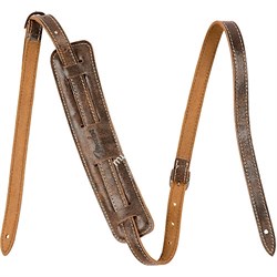 FENDER Vintage-Style Distressed Leather Strap, Brown Ремень для гитары/бас-гитары - фото 80341