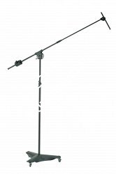 K&M 21430-500-55 микрофонная стойка 'overhead' на колесах - фото 81201