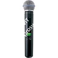 SHURE SLX2/SM58 L4E 638 - 662 MHz ручной передатчик с капсюлем динамического микрофона SM58 для беспроводной системы SLX - фото 81601