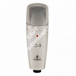 BEHRINGER C-3 студийный конденсаторный микрофон с изменяемой направленностью в комплекте с держателем, ветрозащитой и кейсом - фото 81615