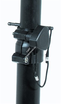 QUIK LOK S171 PACK-BB комплект из двух алюминиевых чёрных стоек S171 (высота 1090-2050 мм) и нейлонового чехла коричневого цвета - фото 82768