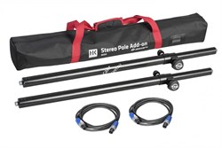 HK AUDIO K&M Stereo Pole Add On M20 XLR набор аксессуаров для серий PR:O, Linear3, Linear5, стойки, кабели и сумка - фото 83111