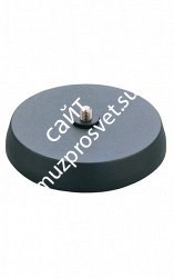 K&M 23220-300-55 круглое настольное основание для гусиной шеи, антивибрационное, выс 45 мм, диам 130 мм, вес 1 кг, резьба 3/8 - фото 83612