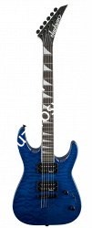 JACKSON JS32TQ Dinky электрогитара, цвет Transparent Blue - фото 84528