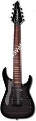 JACKSON JS32-8Q DINKY TRANSPARENT BLACK восьмиструнная электрогитара, цвет прозрачный черный - фото 84535