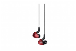SHURE SE535LTD-EFS наушники внутриканальные (наушники вставные), три драйвера, цвет 'сияющий красный' - фото 85672