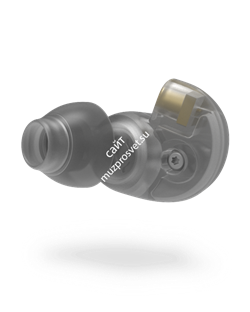 FENDER DXA1 PRO IEM- TRANSP CHARCOAL Внутриканальные наушники с 8,5мм драйвером (Titanium Micro Drivers) - фото 85733