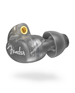 FENDER DXA1 PRO IEM- TRANSP CHARCOAL Внутриканальные наушники с 8,5мм драйвером (Titanium Micro Drivers) - фото 85736