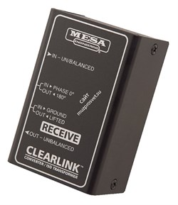 MESA BOOGIE CLEARLINK™ RECEIVE ISO/CONVERTER – конвертер/ISO трансформатор - фото 86000