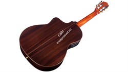 CORDOBA LUTHIER GK Pro Negra, классическая гитара, топ - ель, дека - палисандр, тембр блок - Fishman, жесткий влагозащитный кейс - фото 86165