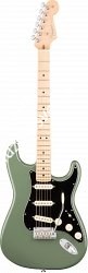 FENDER AM PRO STRAT MN ATO электрогитара American Pro Stratocaster, цвет антик олив, кленовая накладка грифа - фото 86433