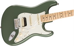 FENDER AM PRO STRAT HSS SHAW MN ATO электрогитара American Pro Stratocaster, HSS, цвет антик олив, кленовая накладка грифа - фото 86538