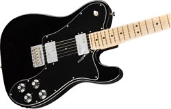 FENDER AM PRO TELE DLX SHAW MN BLK электрогитара American Pro Telecaster Deluxe, цвет черный, кленовая накладка грифа - фото 86687