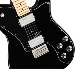 FENDER AM PRO TELE DLX SHAW MN BLK электрогитара American Pro Telecaster Deluxe, цвет черный, кленовая накладка грифа - фото 86688