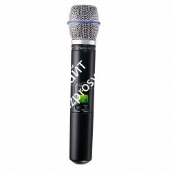 SHURE SLX2/BETA87A P4 702 - 726 MHz ручной передатчик системы SLX с микрофонным капсюлем BETA87A - фото 87392