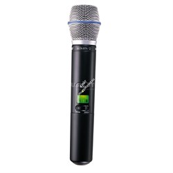 SHURE SLX2/BETA87A P4 702 - 726 MHz ручной передатчик системы SLX с микрофонным капсюлем BETA87A - фото 87393