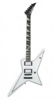 JACKSON GUS G STAR - STN BLK W/WHT PIN Электрогитара, серия Artist Signature - Gus G - фото 87972