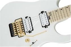 CHARVEL PM DK24 HH FR MPL - SN WHT Электрогитара, цвет белый - фото 88637