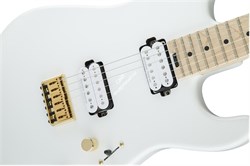 CHARVEL PM SD1 HH HT MPL - SN WHT Электрогитара, цвет белый - фото 88646