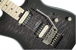CHARVEL PM SD1 HH FR MPL - STN BLK Электрогитара, цвет черный матовый - фото 88656
