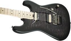 CHARVEL PM SD1 HH FR MPL - STN BLK Электрогитара, цвет черный матовый - фото 88657
