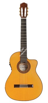 CORDOBA Espa?a 55FCE, Honey Amber finish гитара электроакустическая, классическая, корпус клен верхняя дека массив ели, цвет ян - фото 88761
