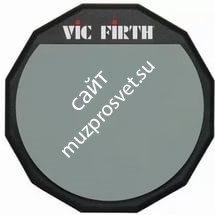 VIC FIRTH PAD12 Single sided, 12” тренировочный пэд - фото 89089