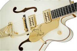 Gretsch G6136T-59 Vintage Select Edition '59 Falcon Hollow Body, Bigsby, TV Jones, Vintage White, Lacquer Электрогитара п/а - фото 89240