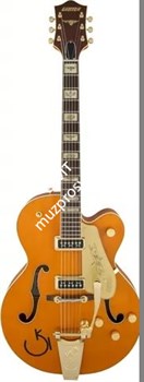 Gretsch G6120T-55 Vintage Select Edition '55 Chet Atkins, Bigsby, TV Jones, Vintage Orange Stain Lacquer Электрогитара полуакуст - фото 89260