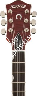 Gretsch G6120SSL-OFLM Brian Setzer Nashville, Bigsby, TV Jones, Tiger Flame Maple, Lacquer Электрогитара п/а, цвет красный лак - фото 89331
