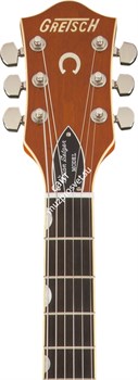 Gretsch G6120SSLVO Brian Setzer Nashville, Bigsby, TV Jones, Vintage Orange Stain, Lacquer Электрогитара п/а, цв. винтаж оранж - фото 89339