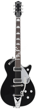 Gretsch G6128T-GH George Harrison Signature Duo Jet, Bigsby, Rosewood F-board, Black Электрогитара именная, цвет черный - фото 89394