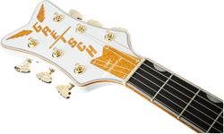 Gretsch G6136TLH-WHT Players Edition Falcon, Bigsby, Left-Handed, Filter'Tron, White Электрогитара, левосторонняя, цвет белый - фото 89414
