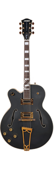 Gretsch G5191BK Tim Armstrong Signature Electromatic Hollow Body, Left-Hand., Flat Black Электрогитара левосторонняя, цв. черный - фото 89528