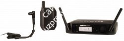 SHURE GLXD14E/P98H Z2 2.4 GHz цифровая радиосистема с микрофоном PGA98H для духовых музыкальных инструментов - фото 89581