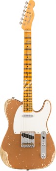 Fender Custom Shop 1953 Heavy Relic Telecaster, Maple Fingerboard, Aged Copper Электрогитара - фото 89984