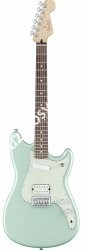 FENDER DUO SONIC HS PF SFP электрогитара DUO SONIC HS, цвет серф грин, накладка грифа Пао Ферро - фото 90809